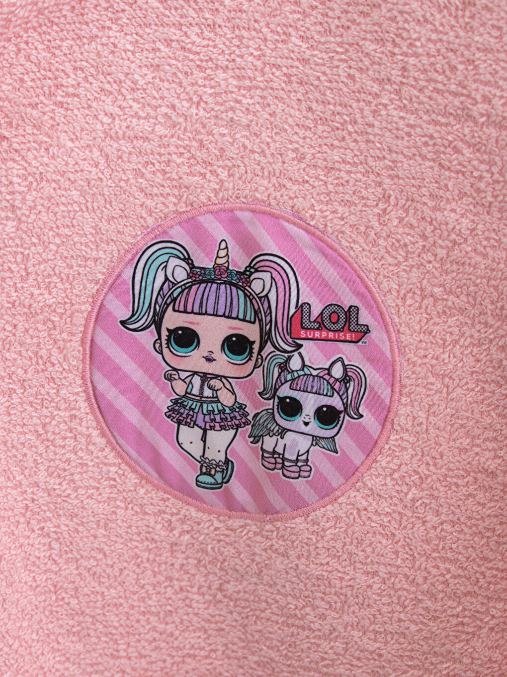 LOL Licensed Long Hooded Girl's Bathrobe-2