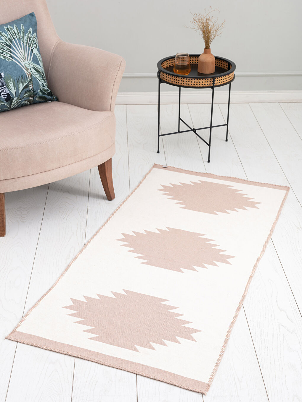 Double Sided Patterned Rug 70x140 Cm -S2FO74Z8-LQB