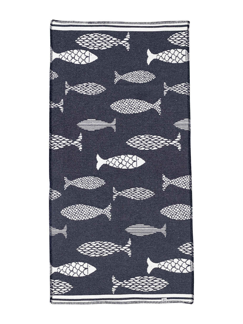 Fish Patterned Rug 70x140 Cm-4