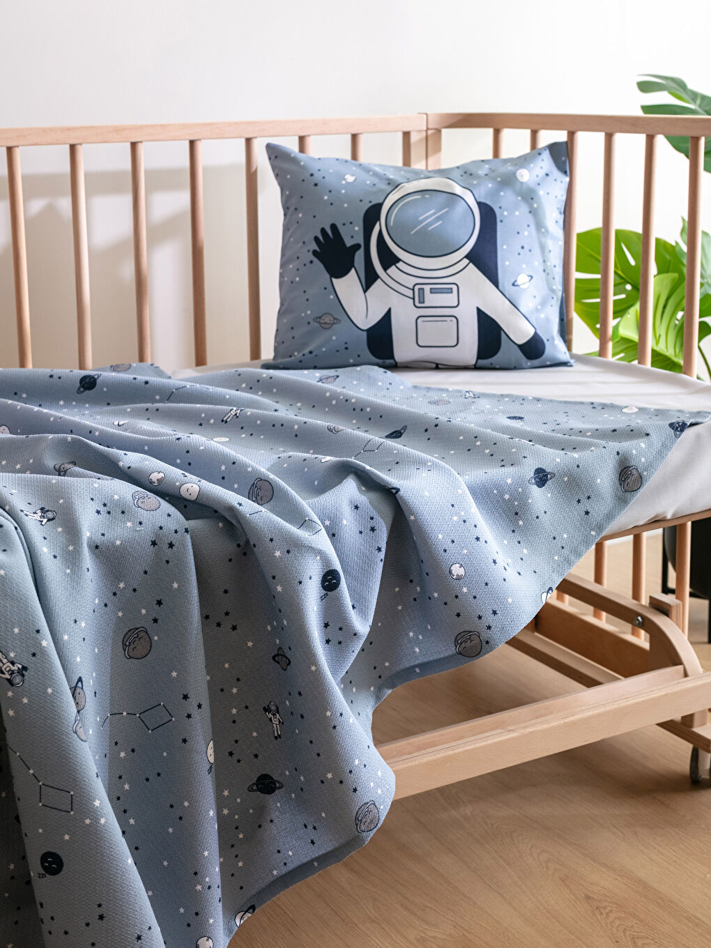 Gemustertes Baumwoll-Baby-Piqué-Set-1