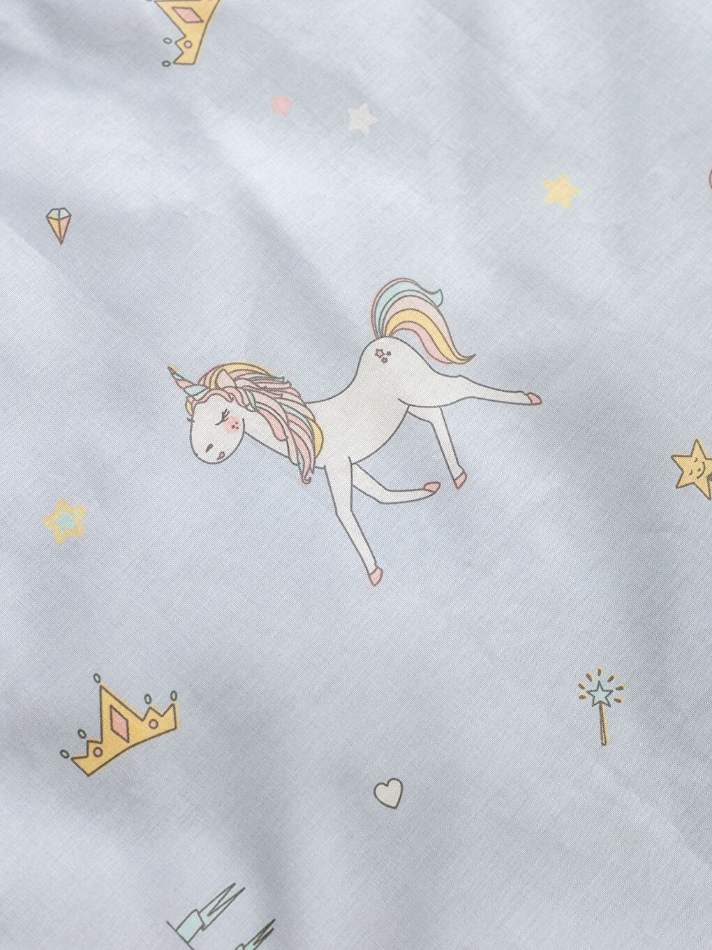 Karışık Desenli Pamuklu Çocuk Nevresim Takımı-5