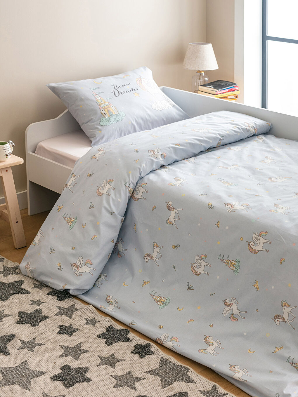 Karışık Desenli Pamuklu Çocuk Nevresim Takımı