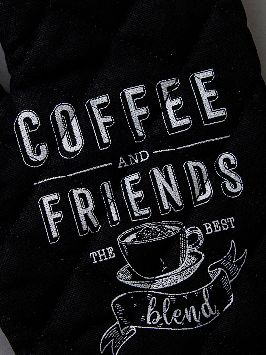 Beyaz Yazı Baskılı Fırın Eldiveni-2