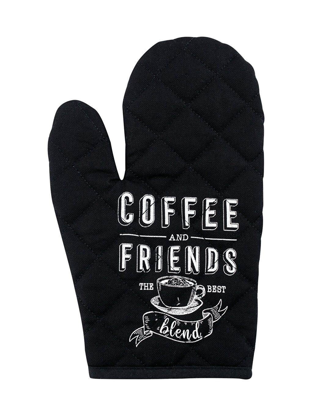 Beyaz Yazı Baskılı Fırın Eldiveni-4