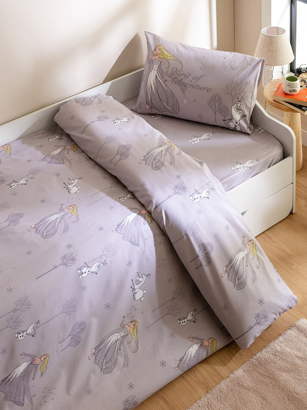 Karışık Frozen Lisanslı Kız Çocuk Nevresim Takımı-1