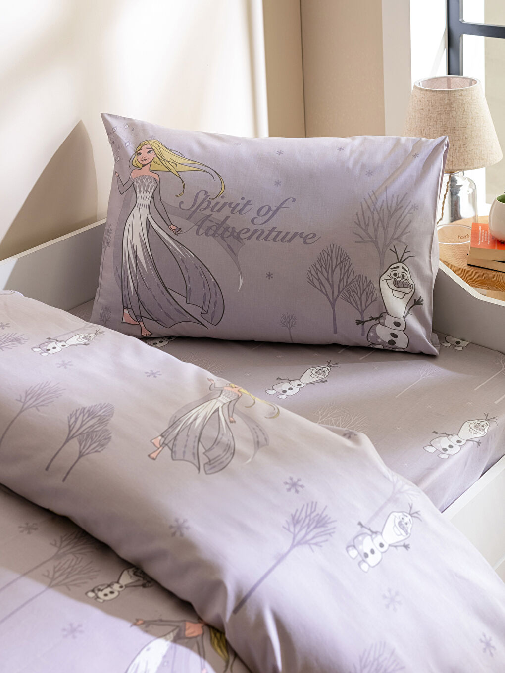 Karışık Frozen Lisanslı Kız Çocuk Nevresim Takımı-2