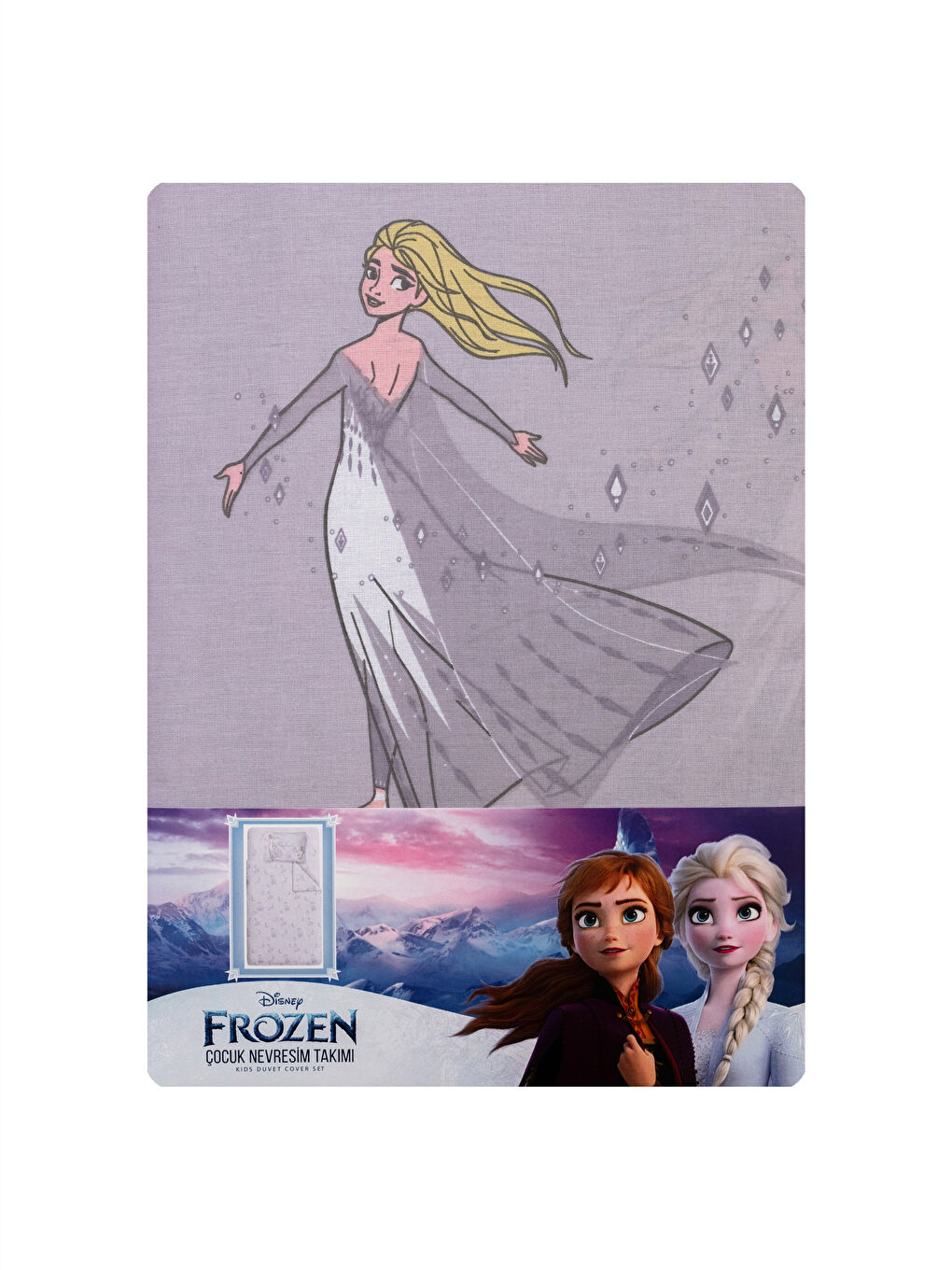 Karışık Frozen Lisanslı Kız Çocuk Nevresim Takımı-8
