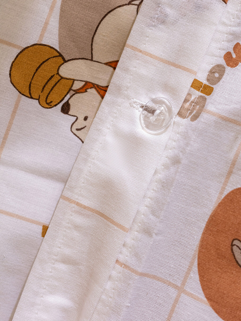 Karışık Winnie the Pooh Lisanslı Desenli Dokuma Kız Bebek Nevresim Takımı-6