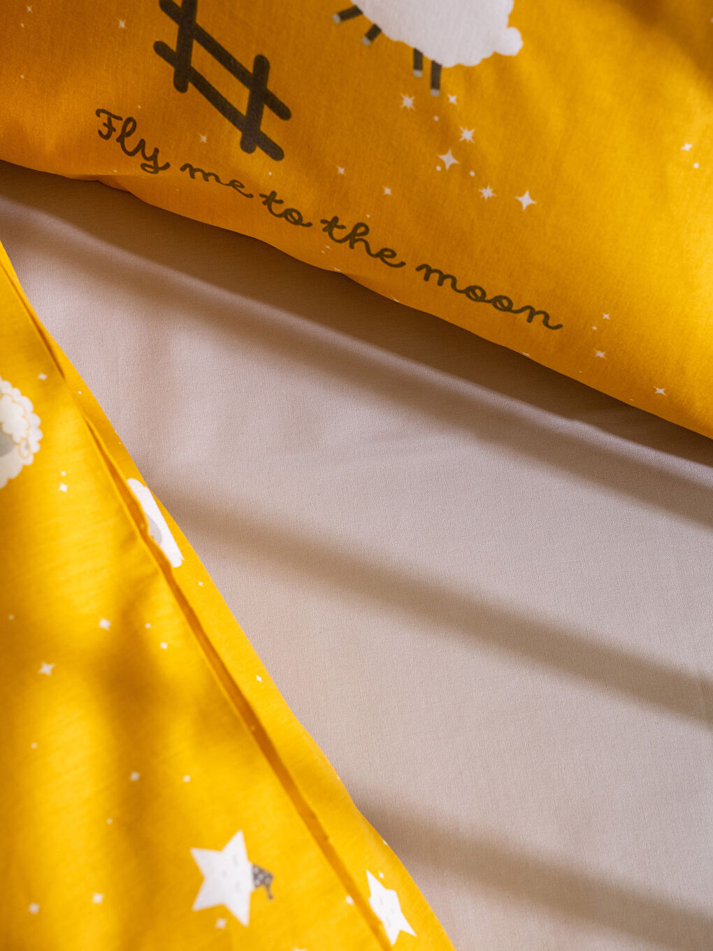 Karışık Desenli Pamuklu Bebek Nevresim Takımı-4