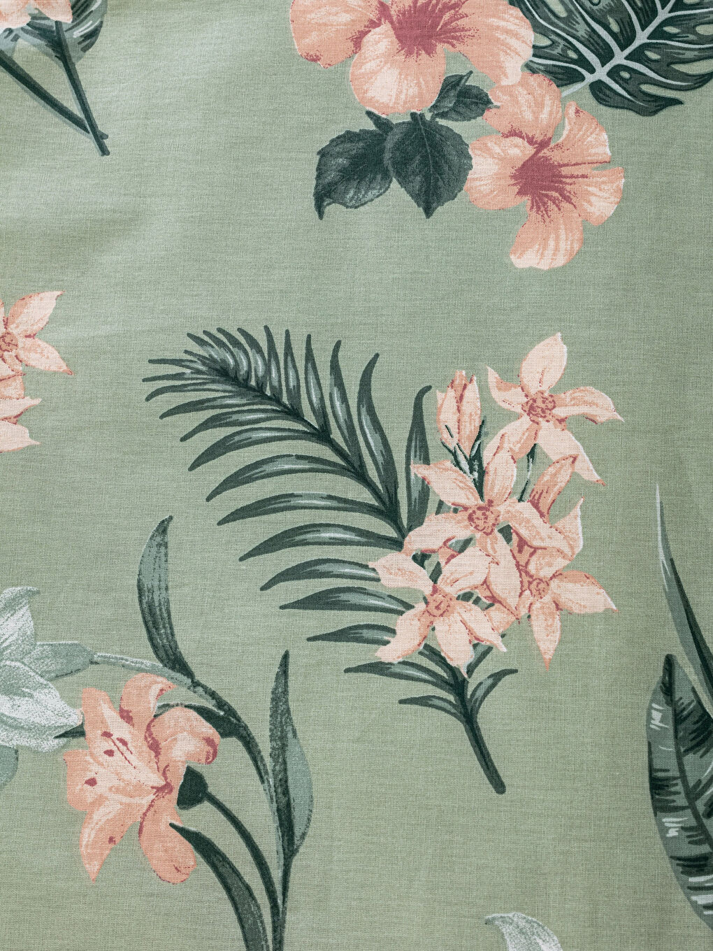 Karışık Çift Kişilik Pamuklu Çiçek Baskılı Nevresim ve Yastık Kılıfı-3