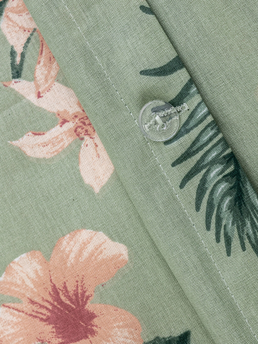 Karışık Çift Kişilik Pamuklu Çiçek Baskılı Nevresim ve Yastık Kılıfı-4