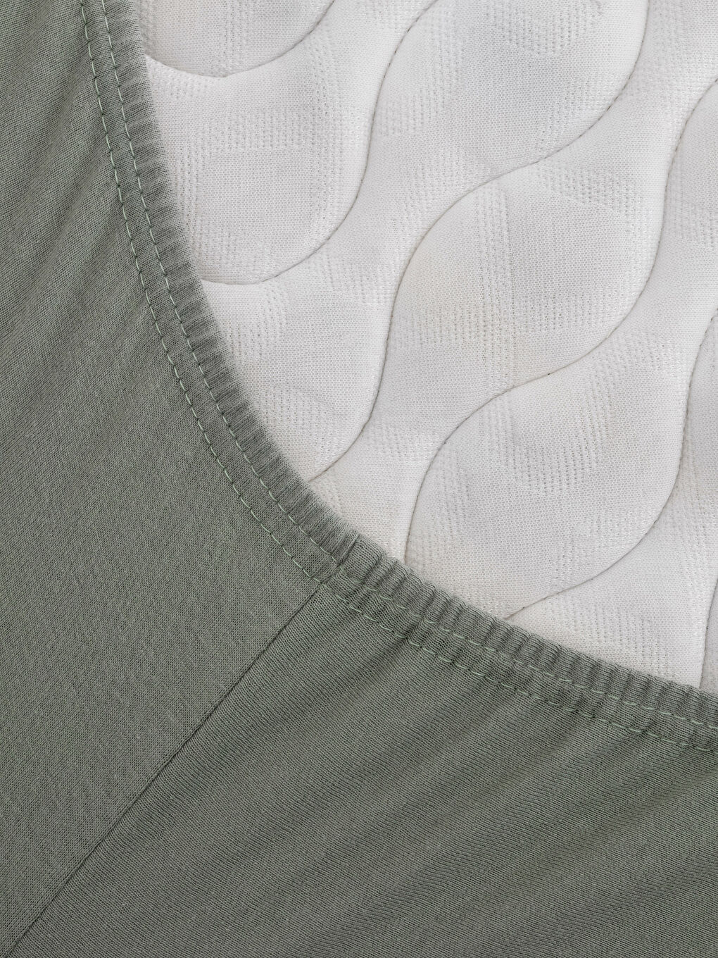Drap Housse Simple en Coton Uni 100x200x30 Cm-2
