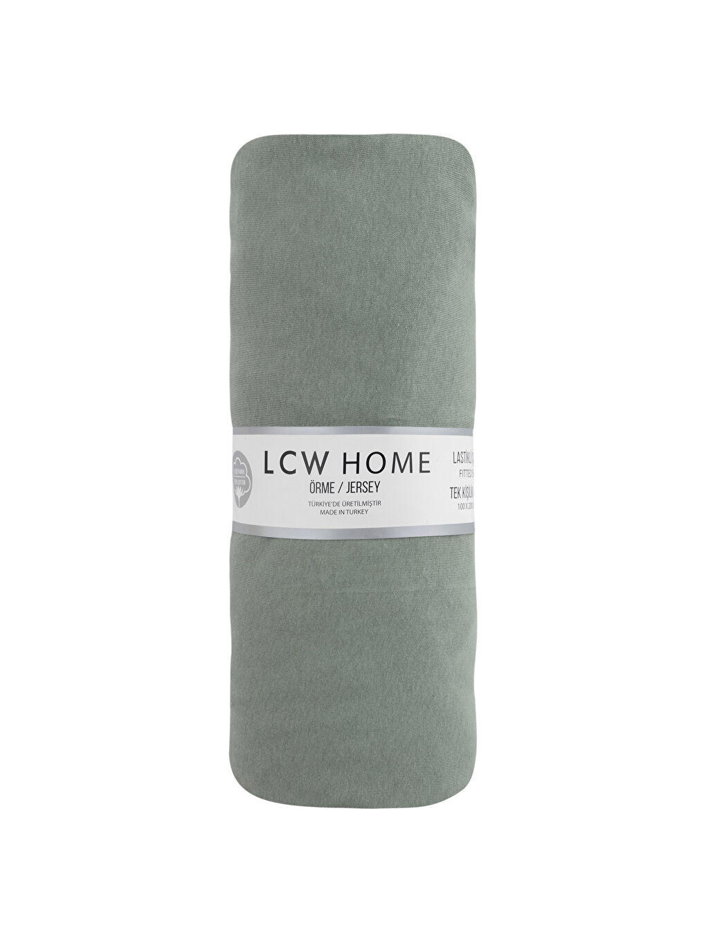 Drap Housse Simple en Coton Uni 100x200x30 Cm-3