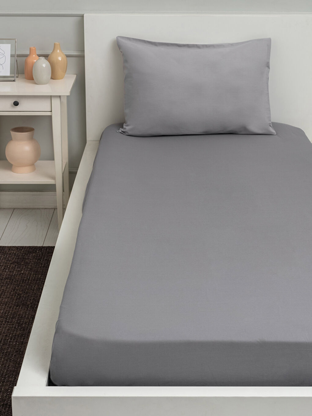 Elastic Cotton Intermediate Size Bed Sheet 120x200 Cm