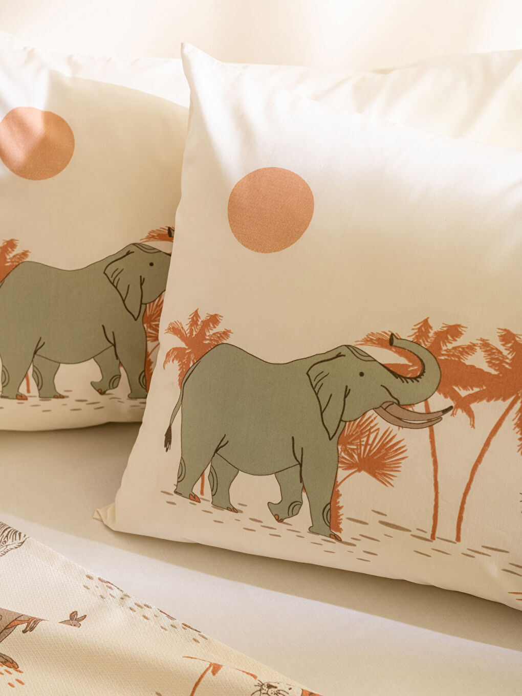 Taie d'oreiller en coton imprimé pour enfant Lot de 2 50x70 cm-2