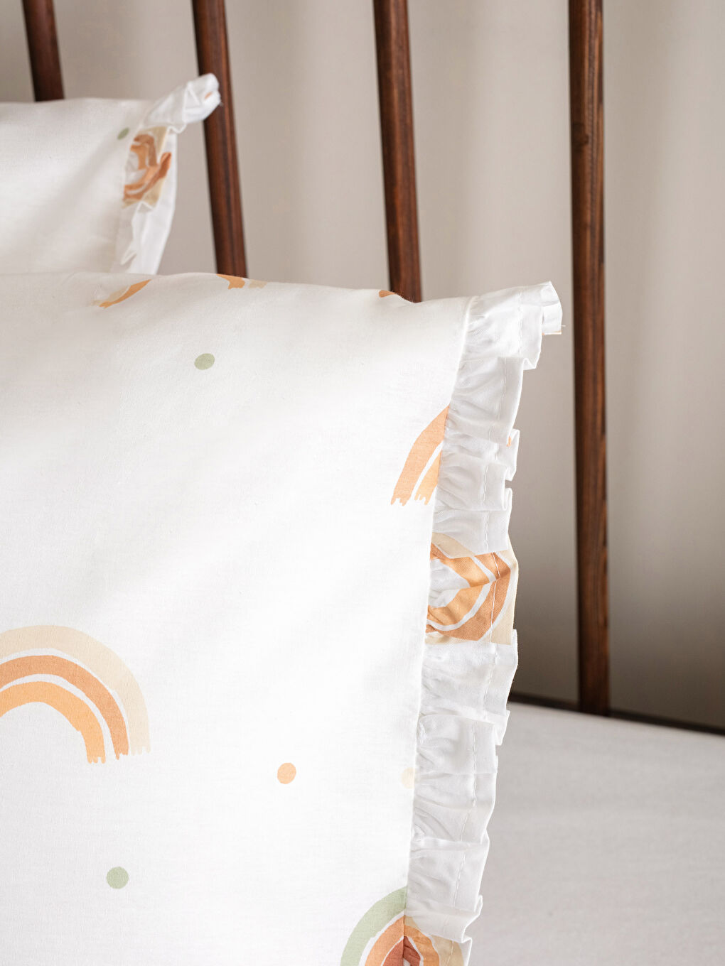 غطاء وسادة أطفال قطن مطبوع 2 قطعة 50x70 سم-2