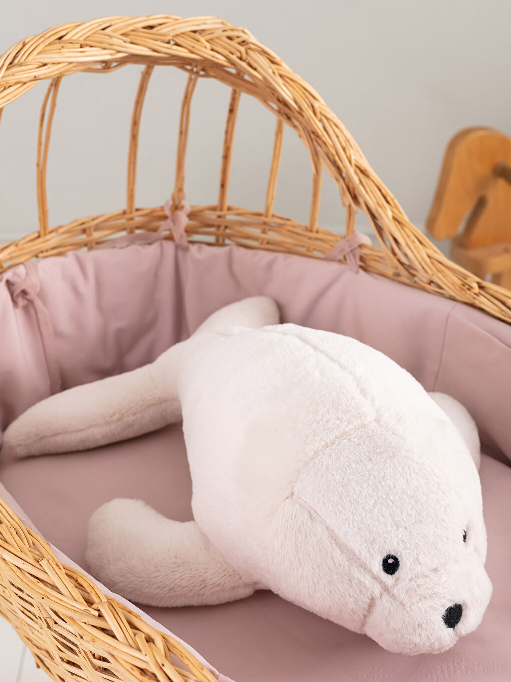 Plush Stuffed Baby Seal Throw Pillow 50 Cm