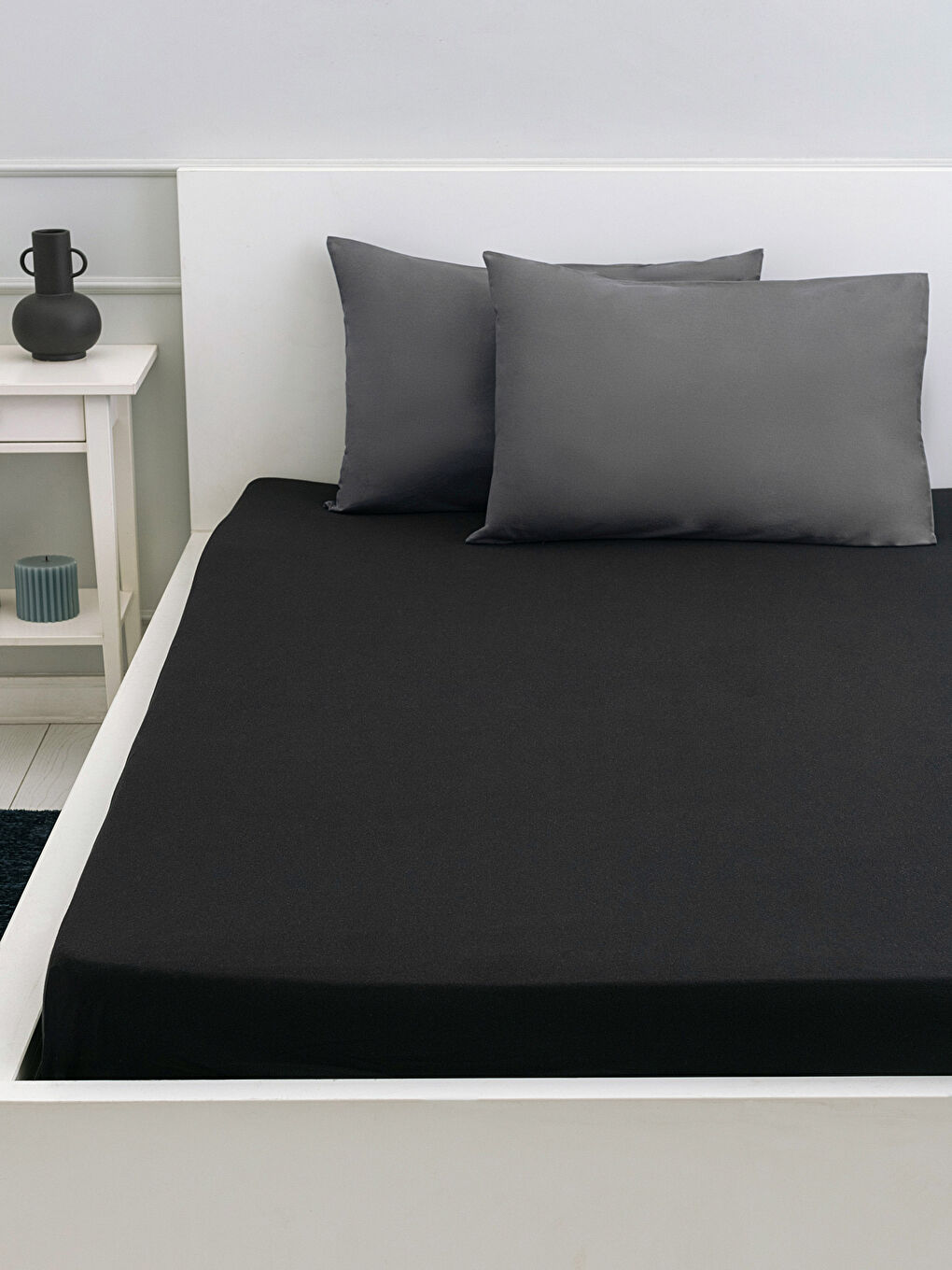 LCW HOME Dupli Pamučni Ravni Elastični Čaršaf 180x200x30 Cm -S2FV28Z8-J0F