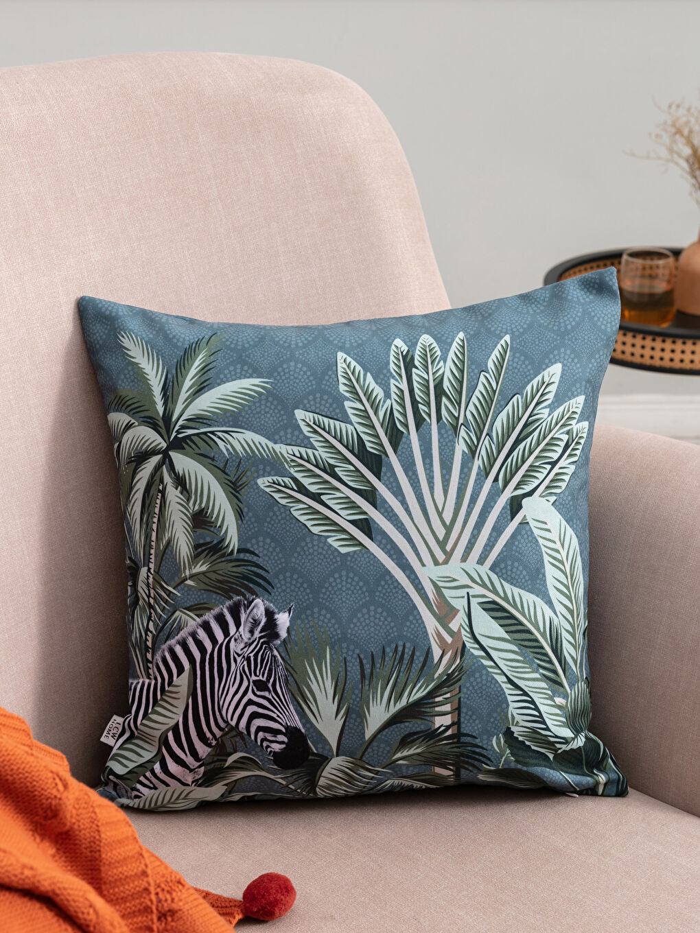 Printed Cushion Case 45x45 cm
