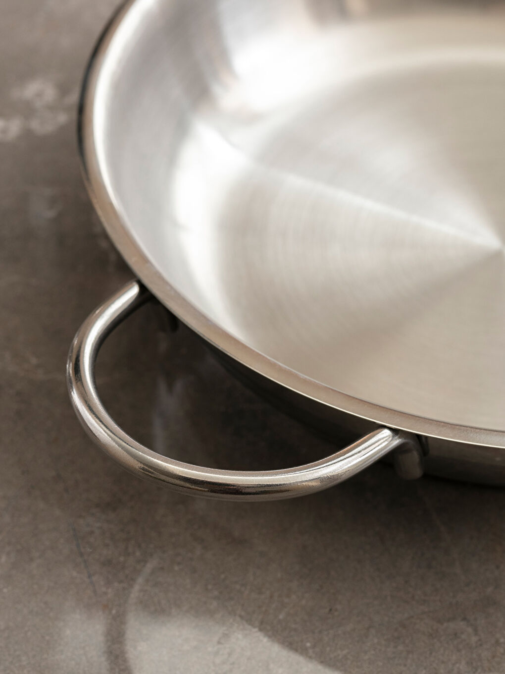 Metalik Düz Çelik Tava 18 cm-3