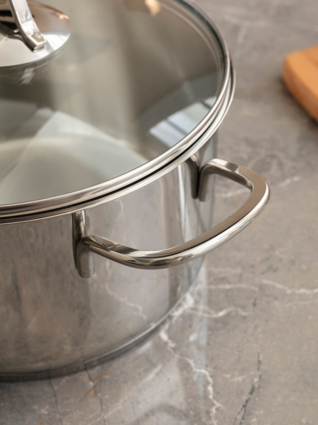 Metalik Düz Çelik Tencere 24 cm-4