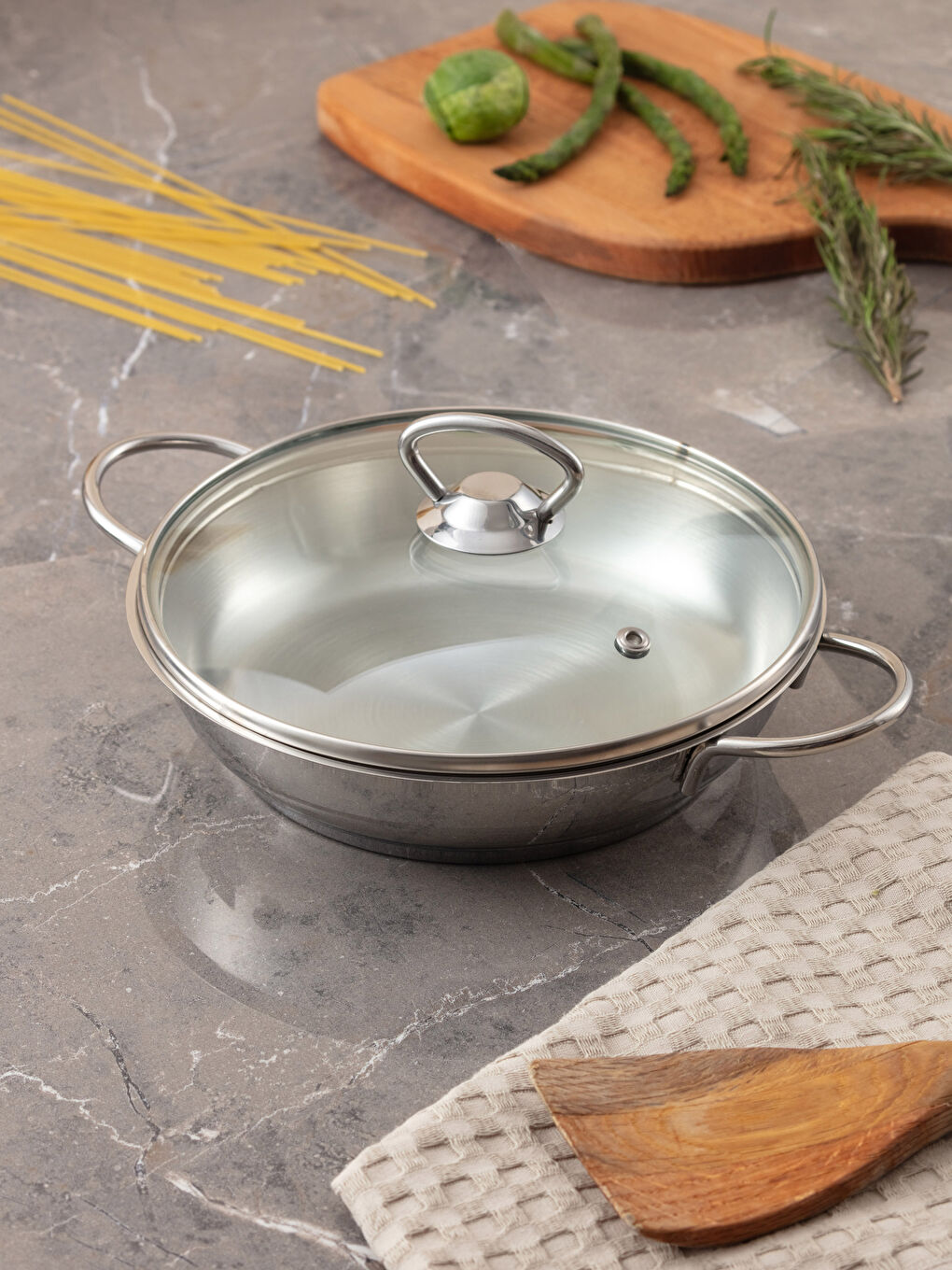 Metalik Çelik Sahan Seti 3'lü-1