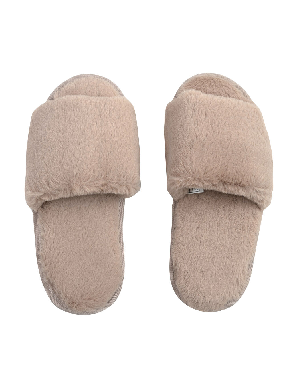 Lcw Home Pantoufles de maison en peluche à bande unique pour femmes -S2GD47Z8-S3Q