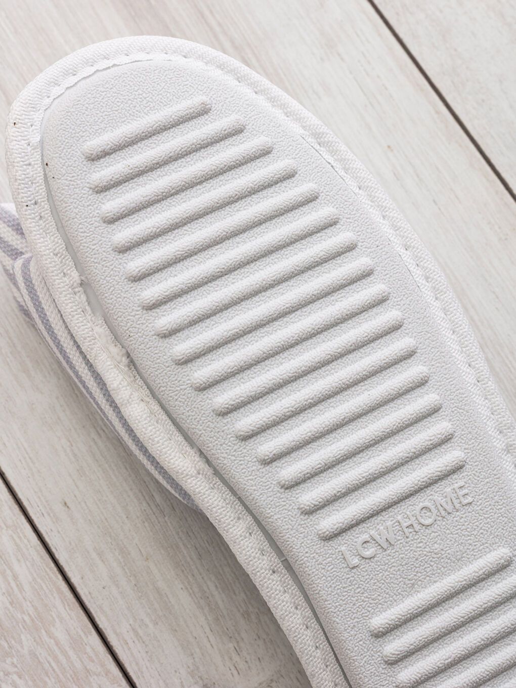 Striped Bow Women's House Slippers-3