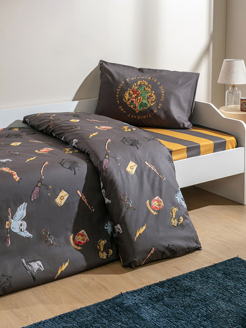 LCW HOME هاری پۆتەر کەڤەری ڕووتەختی چنراوی مۆڵەتدار -S2GD96Z4-F9C