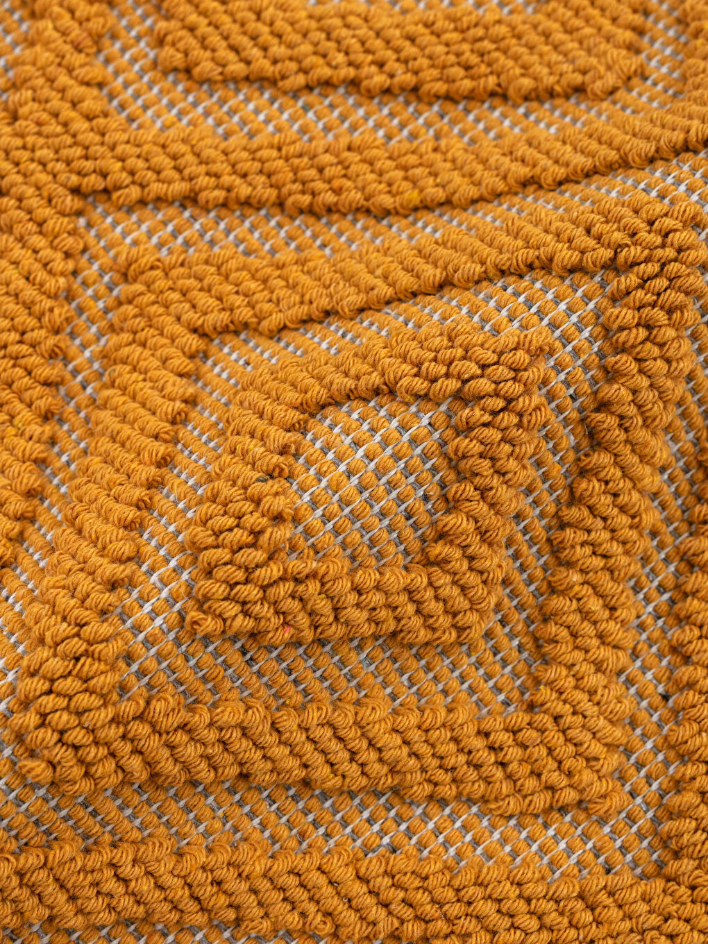 Cotton Geometric Patterned Bath Mat 50x60 Cm-1