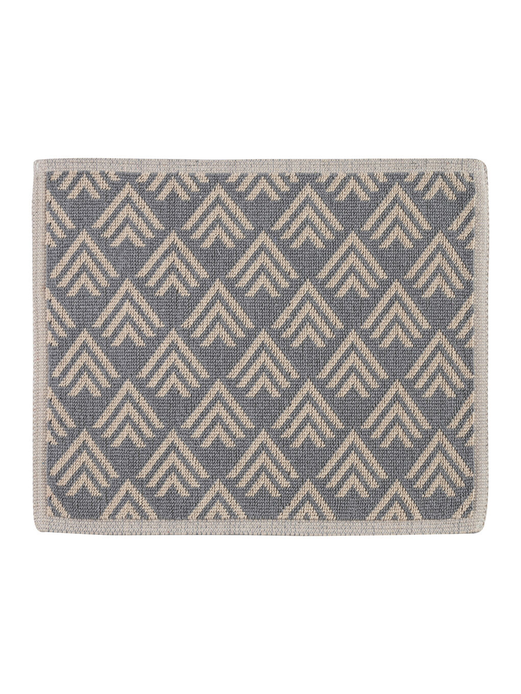 Cotton Geometric Patterned Bath Mat 50x60 Cm-4