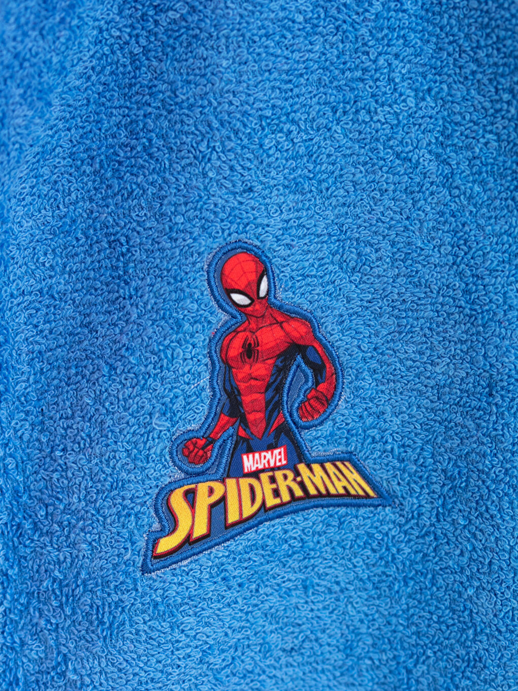 Peignoir Enfant Long À Capuche Spiderman Sous Licence-2