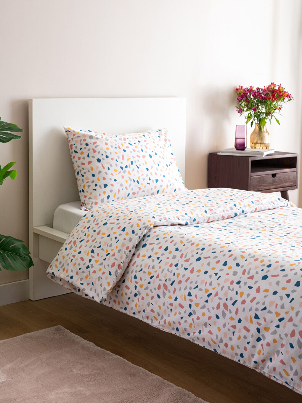 Patterned Single Bed Duvet Cover Set