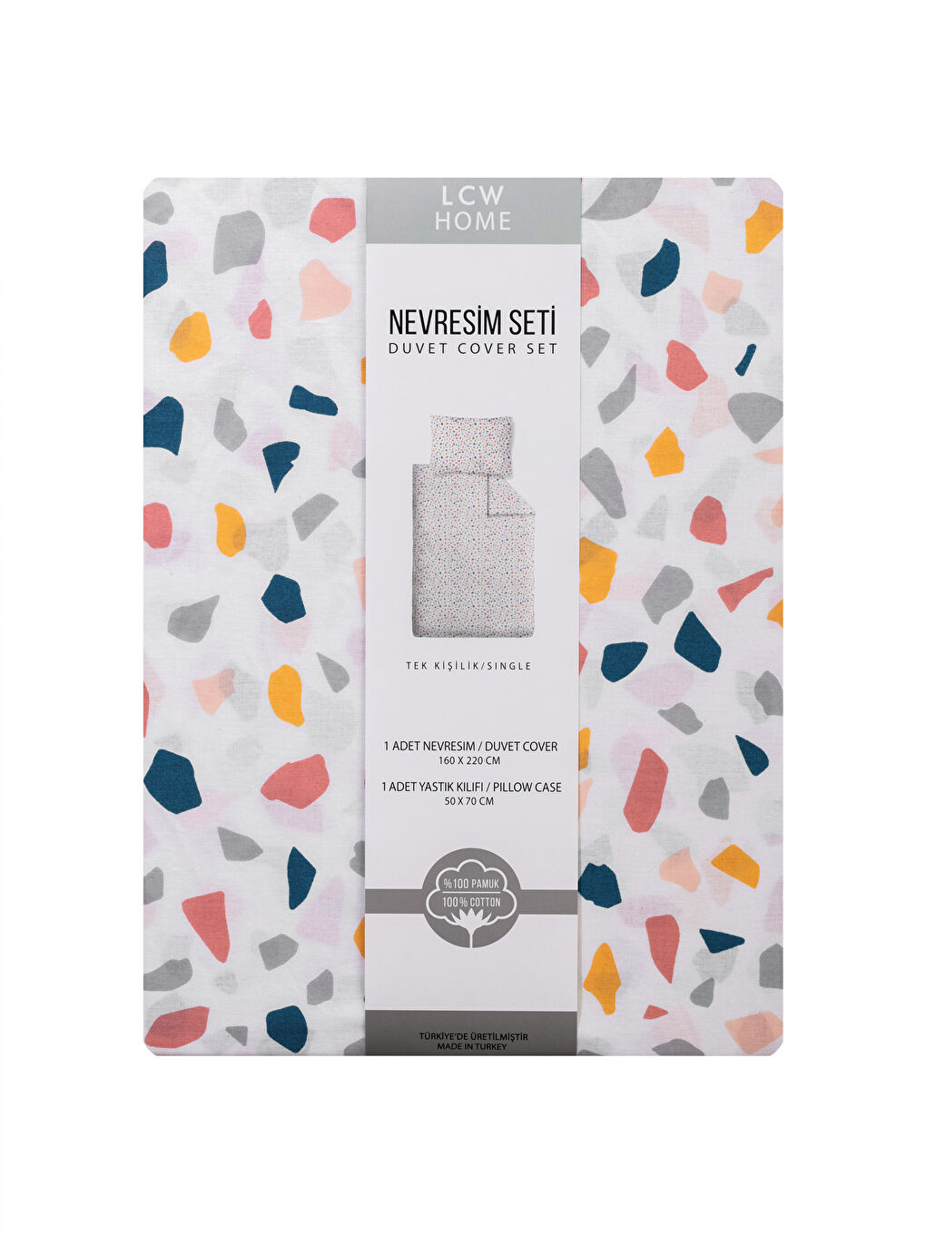 Patterned Single Bed Duvet Cover Set-6