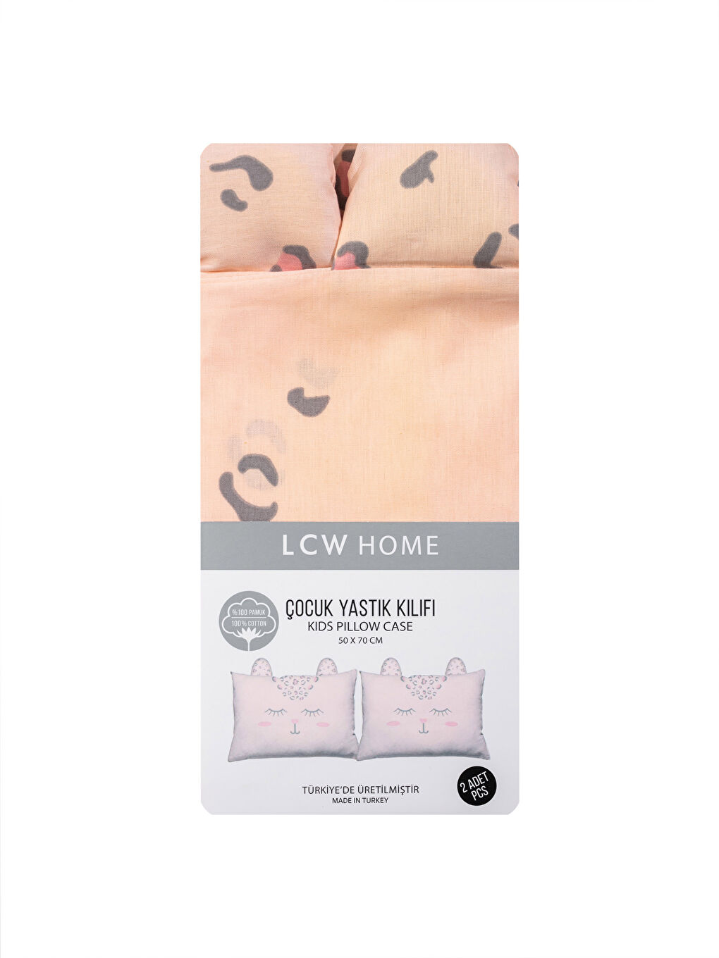 Taie d'oreiller en coton imprimé pour enfant Lot de 2 50x70 cm-3