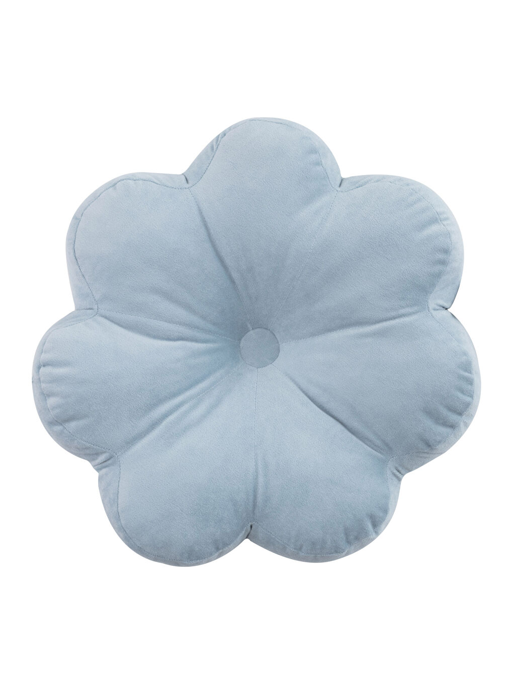 Yeşil Papatya Dolgulu Kadife Kırlent 40x40 cm-3