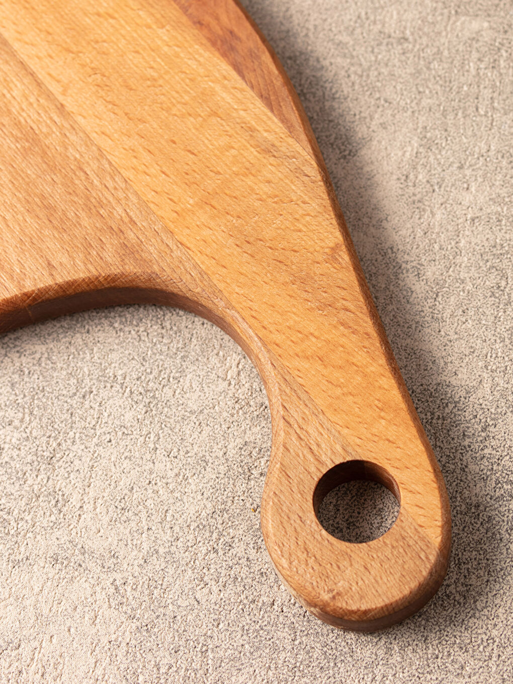 Kahverengi Düz Ahşap Kesme Tahtası 19x37x2 cm-2