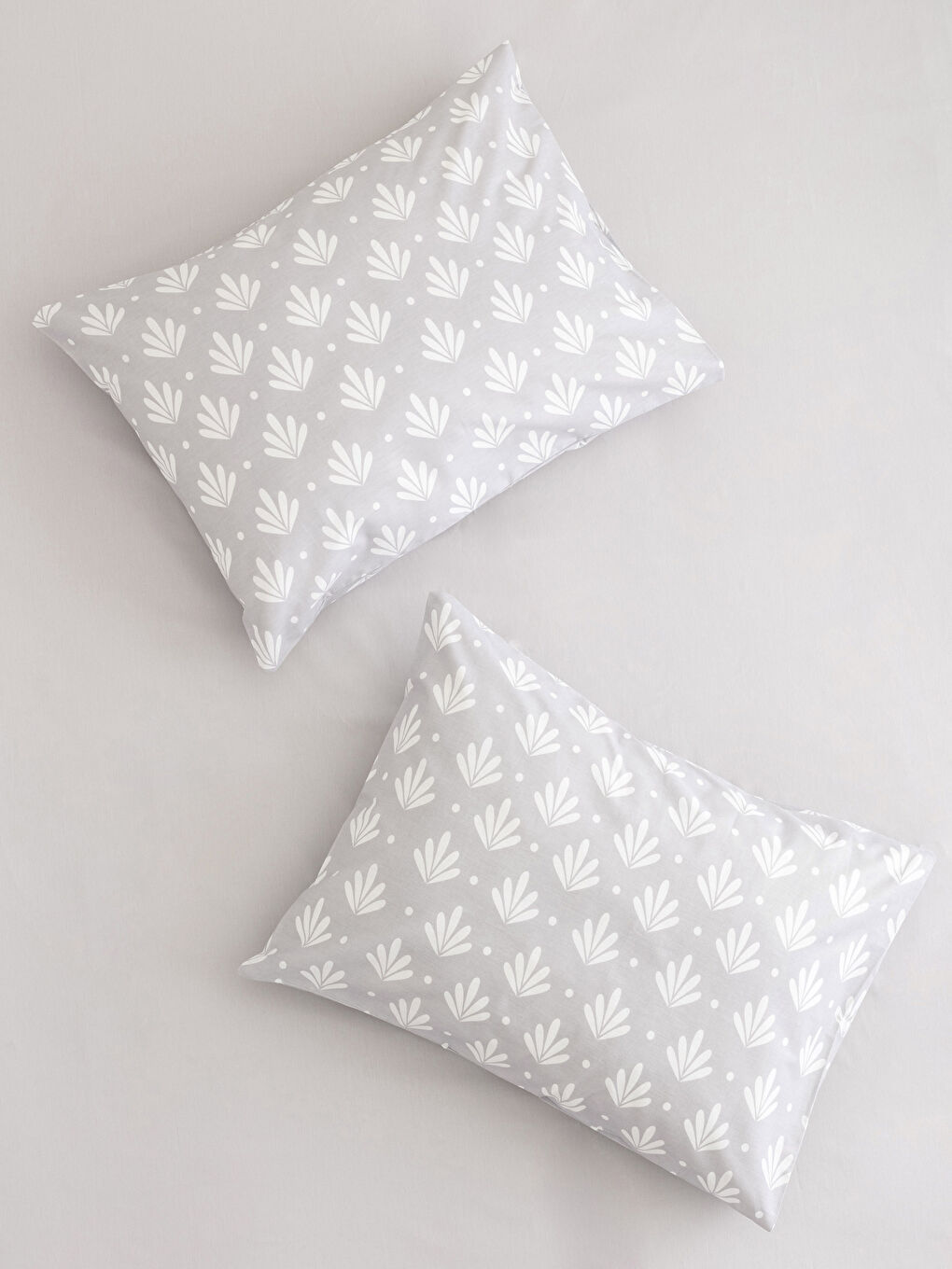 Gri Çift Kişilik Desenli Pike Takımı-2