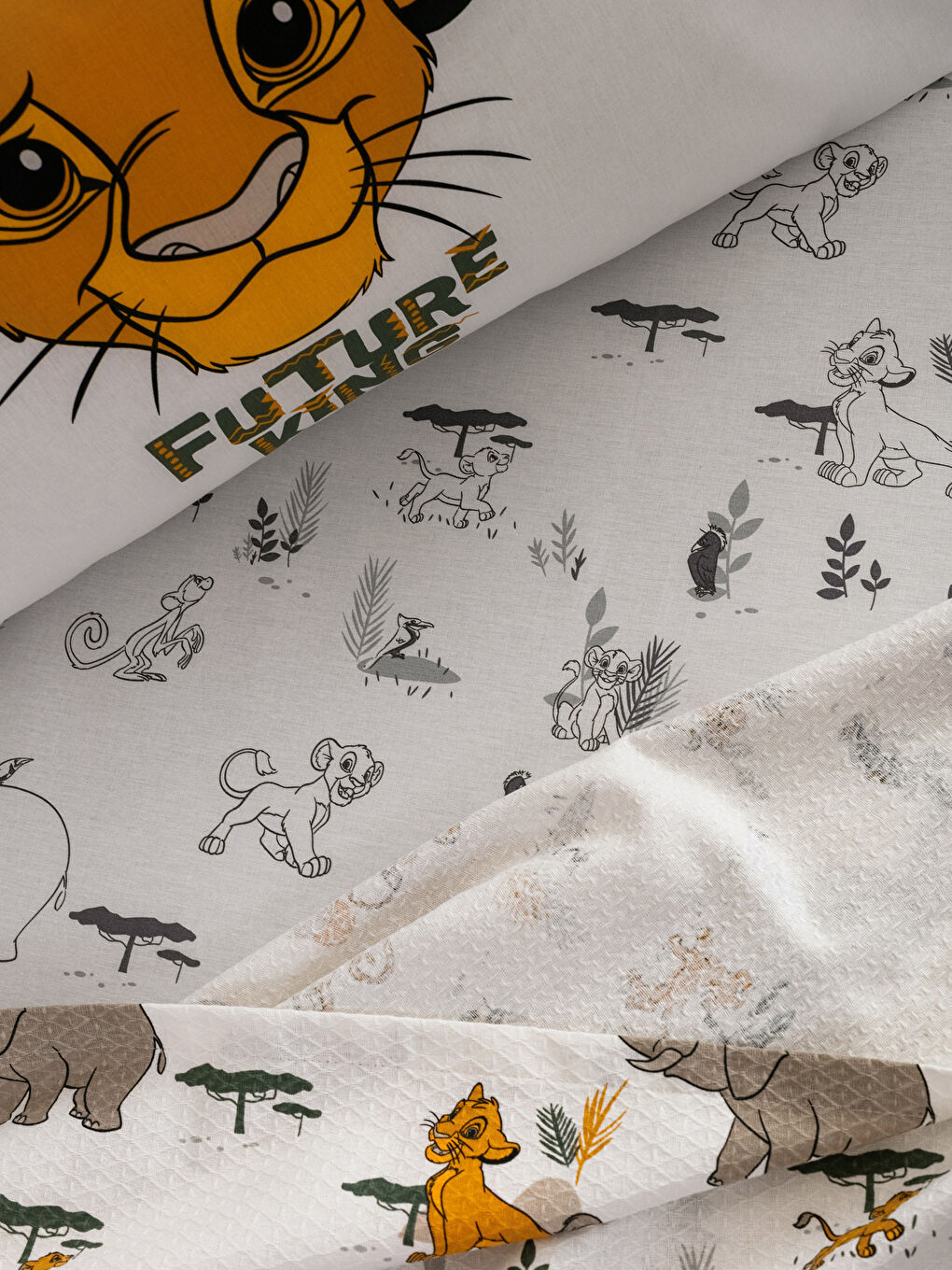 Karışık Lion King Lisanslı Pamuklu Çocuk Pike Takımı-4