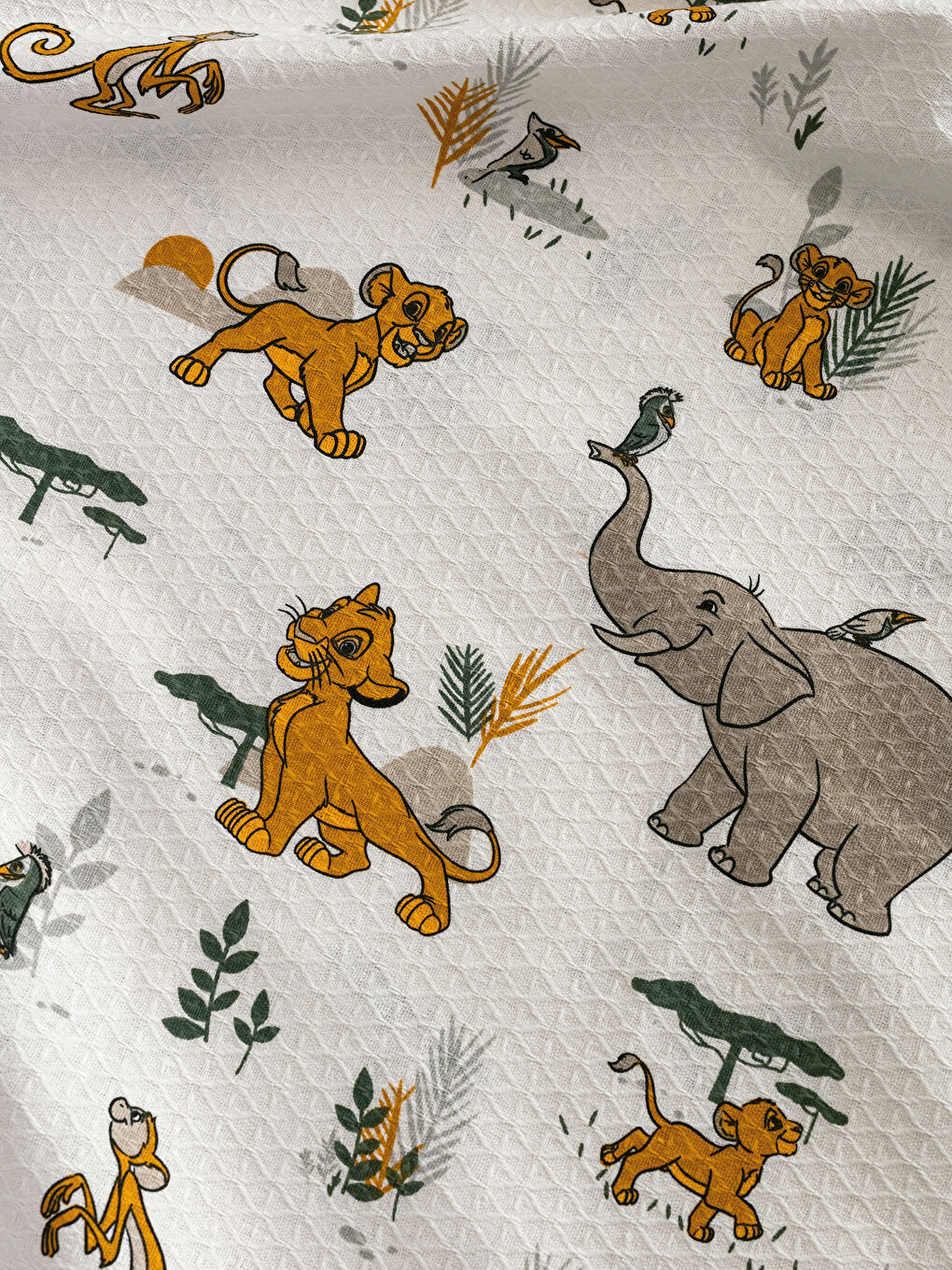 Karışık Lion King Lisanslı Pamuklu Çocuk Pike Takımı-6