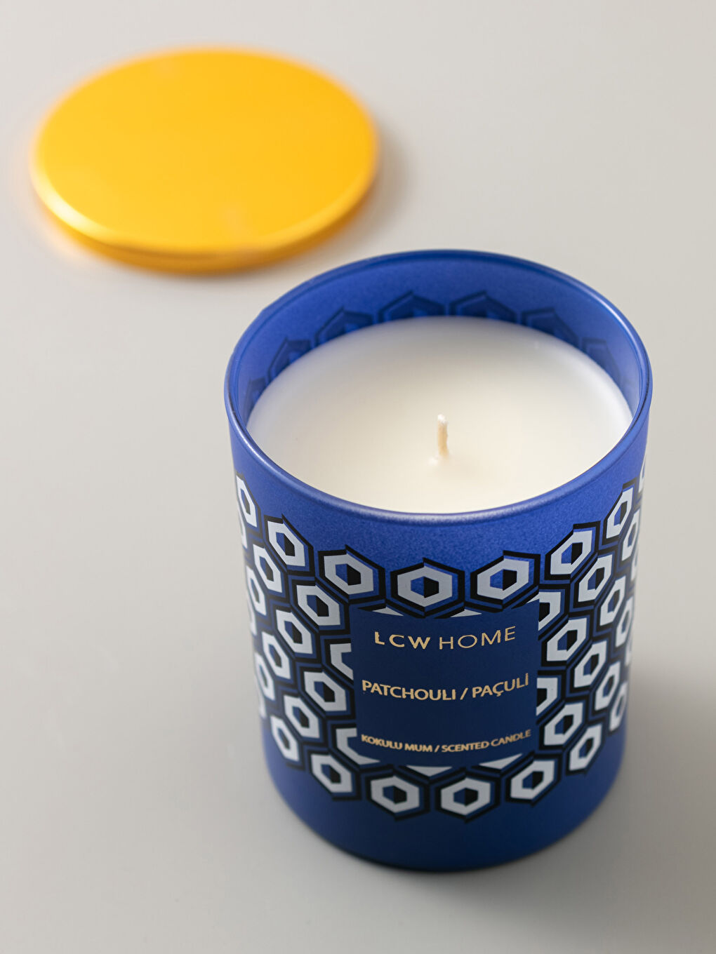 Декоративная свеча с ароматом пачули 190 г-4