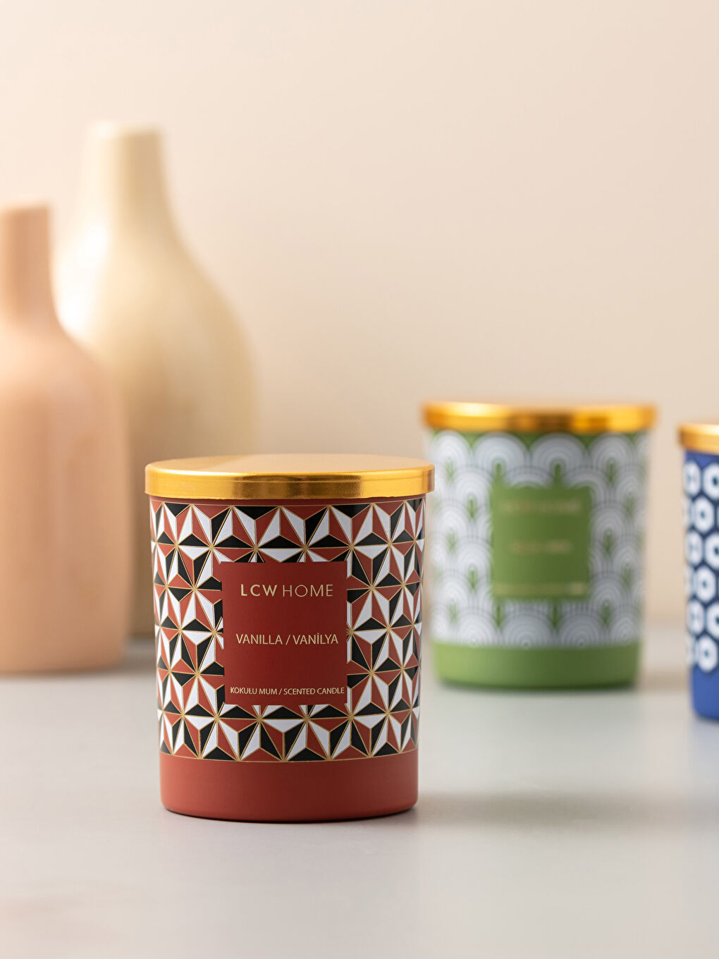 Turuncu Vanilya Kokulu Dekoratif Mum 190 g