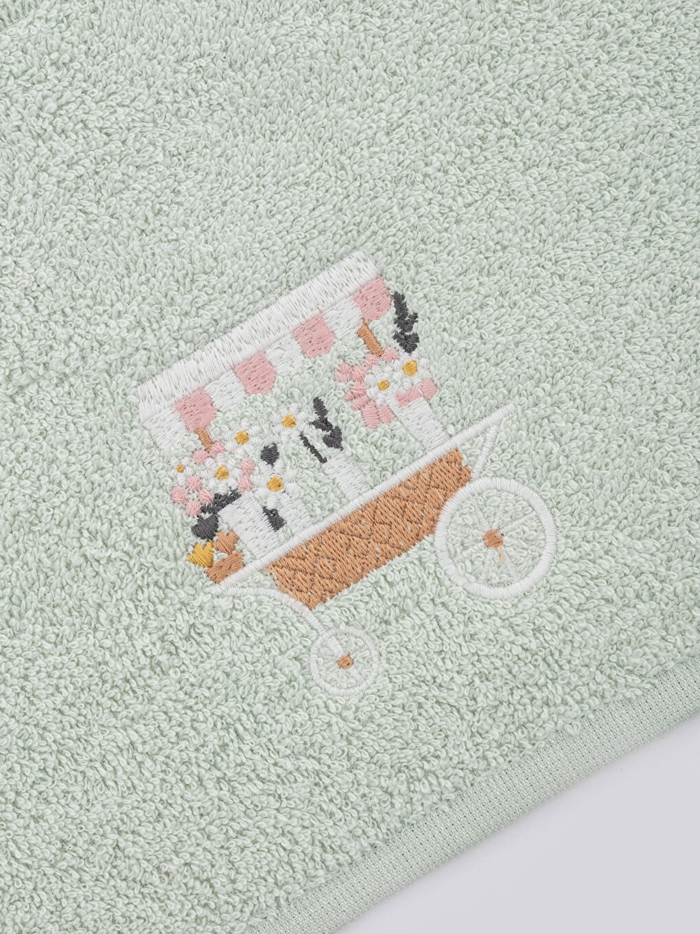 فوطة يد قطن مطرزة 30x50 سم-2