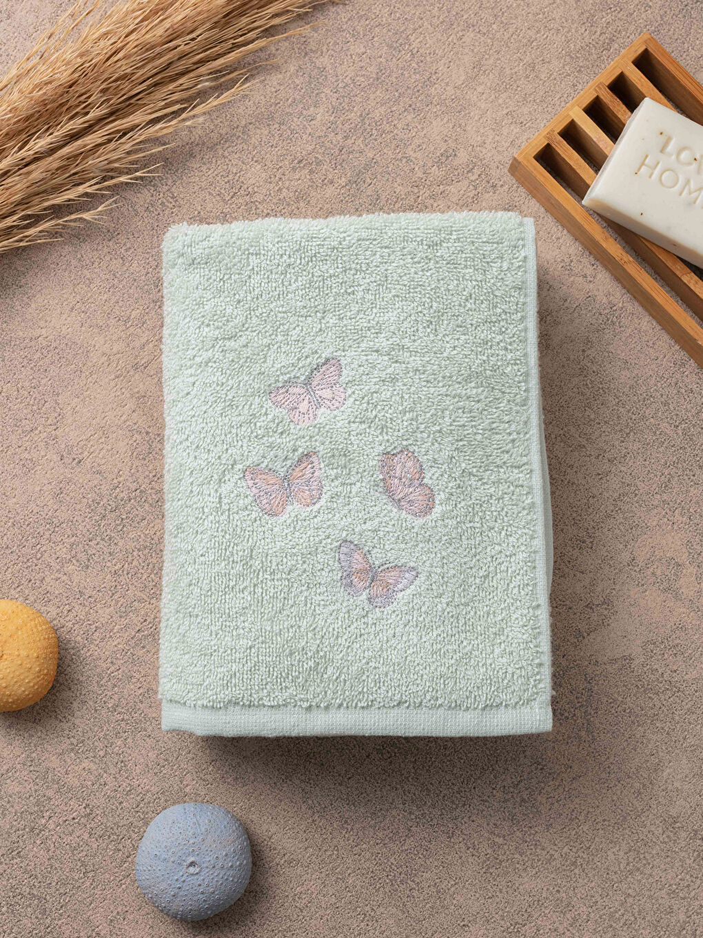 Cotton Embroidered Face Towel 50x80 cm-1