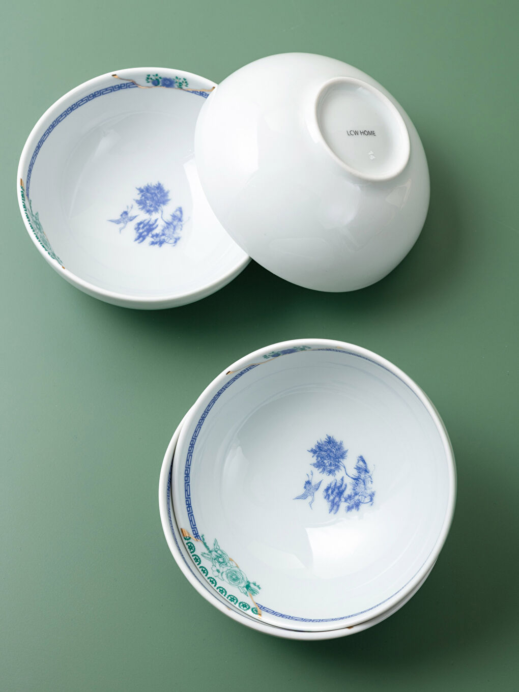 Karışık Desenli Porselen Kase 6'lı 13 cm-2