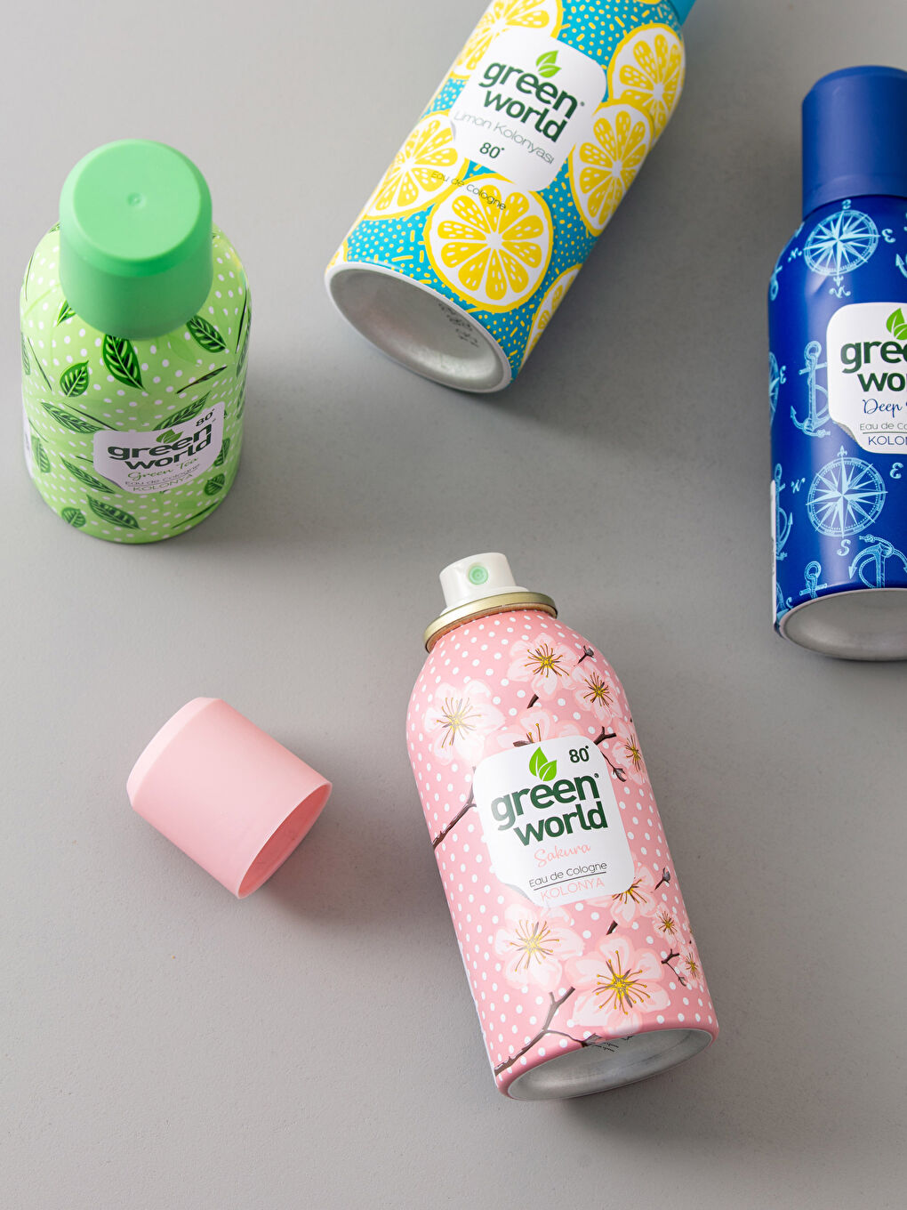 Green World Sakura Kokulu Sprey Kolonya 150 ml-2