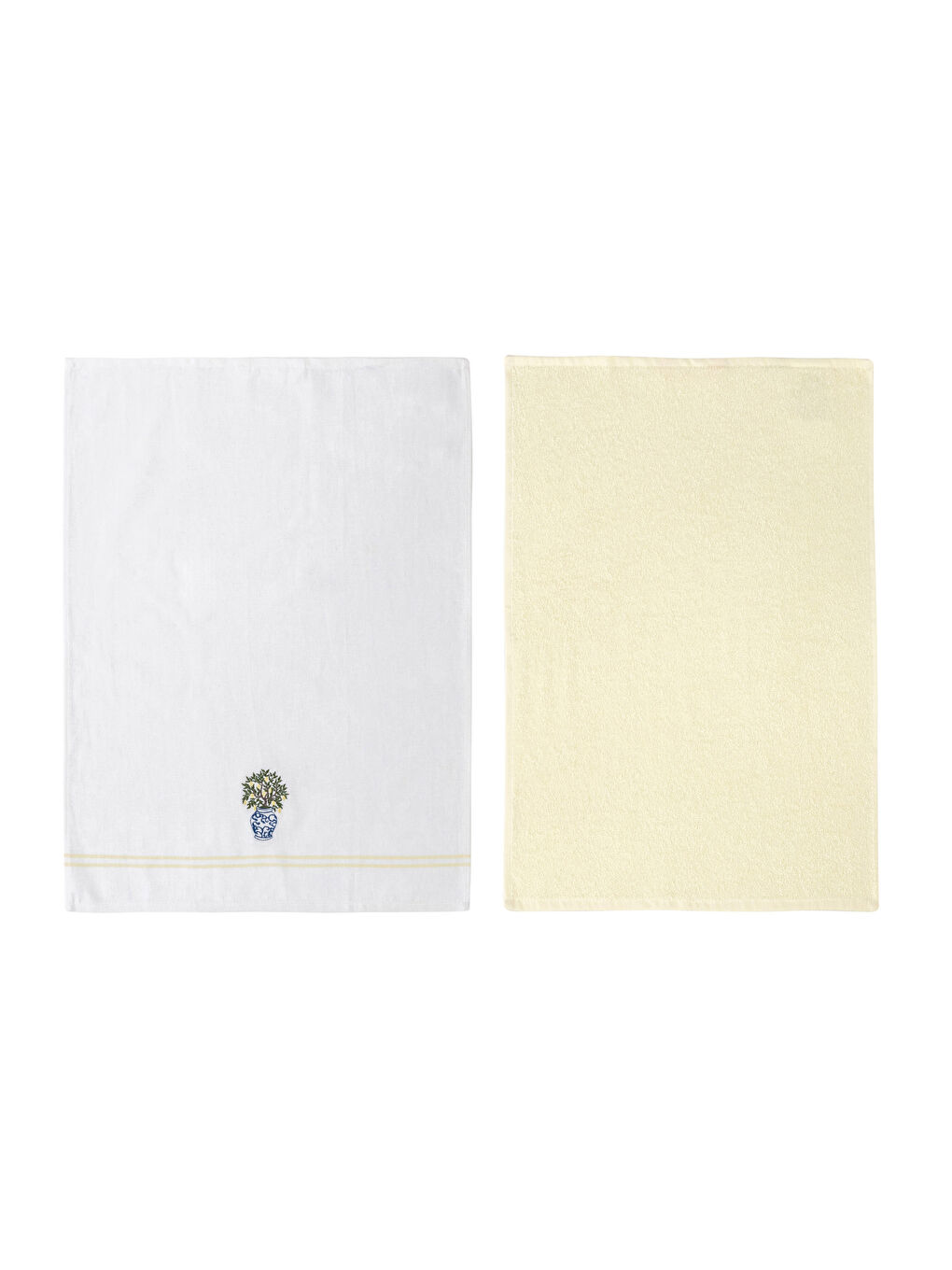 Embroidered Drying Cloth 2 Pieces 40x60 Cm-4