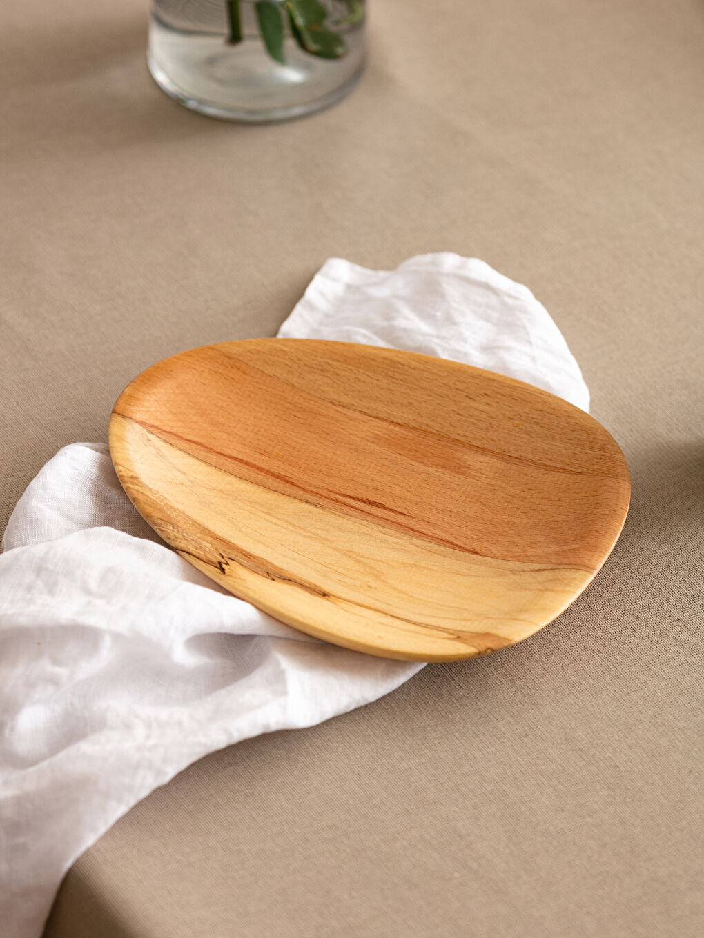 Tavă de Servire din Lemn 18x21 Cm-2