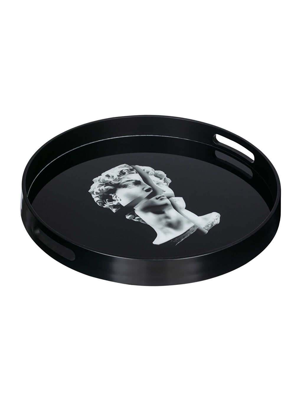 Sculpture Printed Decorative Tray 36 Cm-3