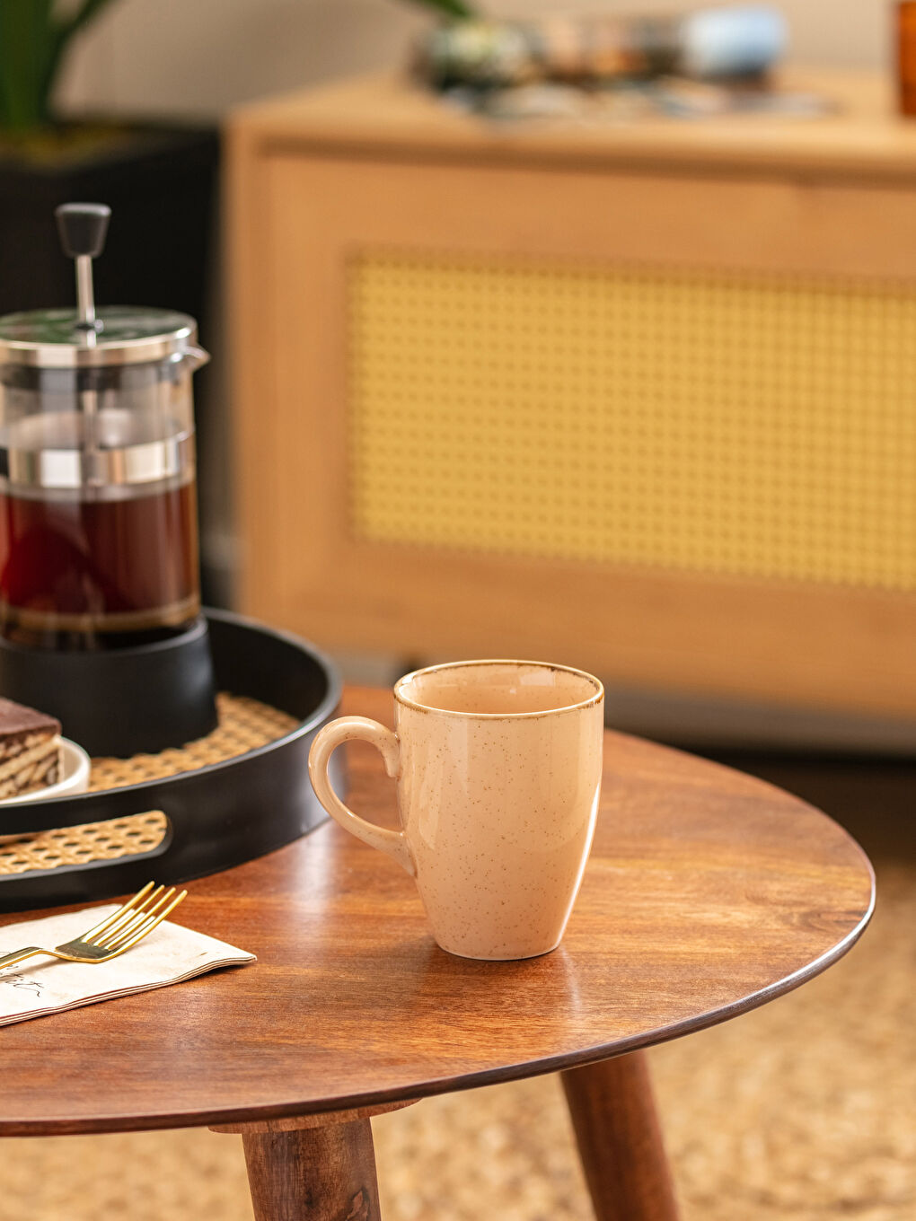 Pembe Porselen Kupa Bardak 240 ml-1